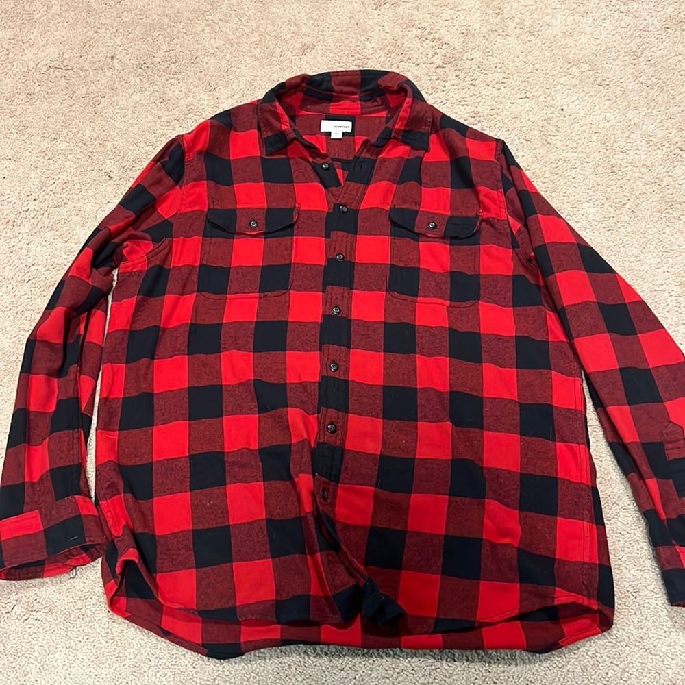 Red checkered Sonoma flannel